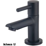 Wiesbaden Amador Robinet de lavabo - Robinet de toilette - Robinet d'eau froide - Kiwa - 1/2 - Noir mat