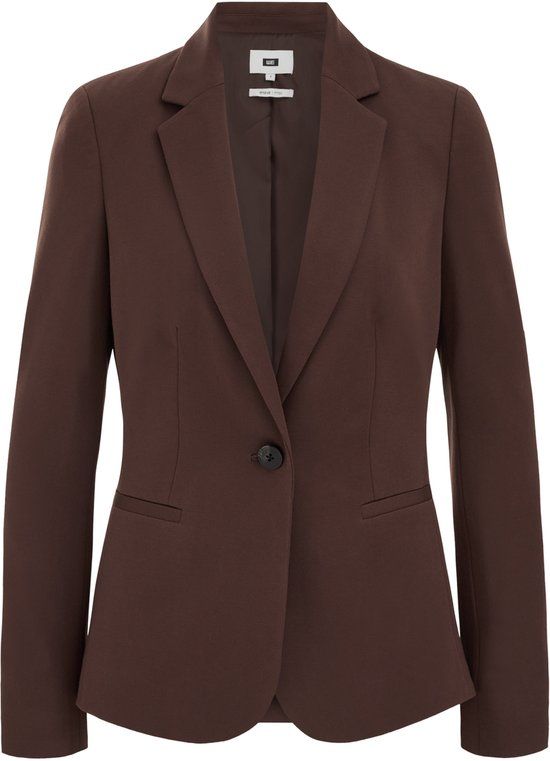 WE Fashion Dames getailleerde jersey stretch blazer