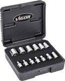 Vigor V7514/13 Dopsleutelinzetset 1/4 (6.3 mm)
