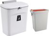 Supremery Poubelle suspendue 9 litres gris