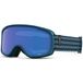 Giro Dames Moxie Ski/Sneeuwbril - Harbor Blue Sequence - Grijs Kobalt/Geel Lens