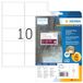 HERMA 8330 weerbest folie-coderingsetiketten A4 (99,1 x 57 mm, 25 vellen, polyesterfolie, mat) zelfklevend, bedrukbaar, extreme sterke adreslabels, 250 etiketten voor printer, wit