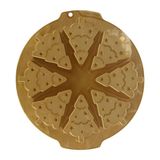 Crealys 535679 Gouden Siliconen Bakvorm 8 Dennenbomen D. 27 cm