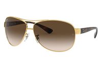 Ray-Ban RB3386 Piloot Zonnebril Goud/Schildpad Bruin 63mm