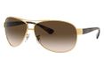 Ray-Ban RB3386 Piloot Zonnebril Goud/Schildpad Bruin 63mm