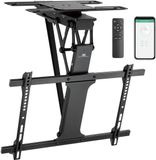 Maclean Elektrische TV-Plafondbeugel 32"-75" | Gemotoriseerde kantel- en draaifunctie | VESA tot 600x400 | Afstandsbediening & Tuya-app bediening | Robuuste metalen constructie | Antibotsingssysteem