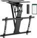 Maclean Elektrische TV-Plafondbeugel 32"-75" | Gemotoriseerde kantel- en draaifunctie | VESA tot 600x400 | Afstandsbediening & Tuya-app bediening | Robuuste metalen constructie | Antibotsingssysteem