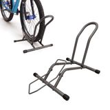 Merkloos / Sans marque Relaxdays Fietsstandaard - Antraciet - 41x38x59 cm - voor 1 fiets