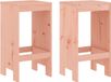 vidaXL Barkrukken - 2 stuks - 40x36x75 cm - Massief douglashout