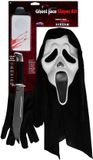Fun World Scream Ghostface set met stemvervormer - Halloween horrorkostuum