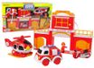 LeanToys Caserne de pompiers avec son