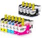Brother 10-pack cartouches d'encre LC223