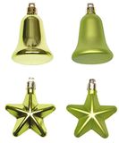 Present Ster/Bel 8 cm Groen