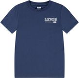 Levi's T-shirt manches longues col rond Coton Uni Bleu Taille 152