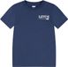 Levi's T-shirt manches longues col rond Coton Uni Bleu Taille 152