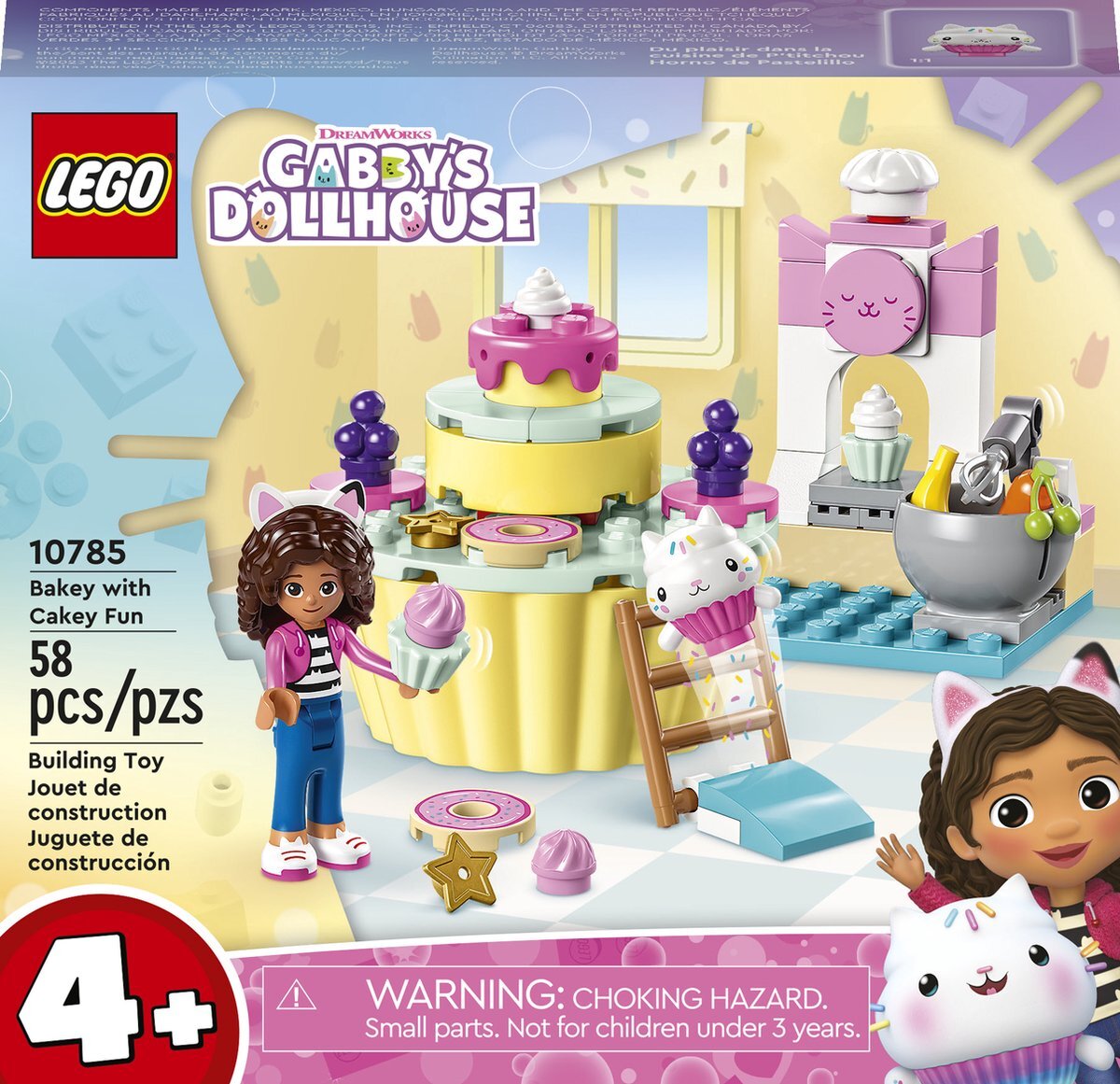 lego Gabby's Dollhouse Bakken met Cakey - 10785