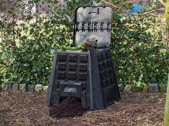 Intergard Compostbak compostsilo 400 liter 80x88,5x88,5cm
