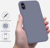 ShieldCase Silicone case iPhone X / Xs (lavendel grijs)