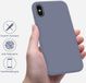 ShieldCase Silicone case iPhone X / Xs (lavendel grijs)