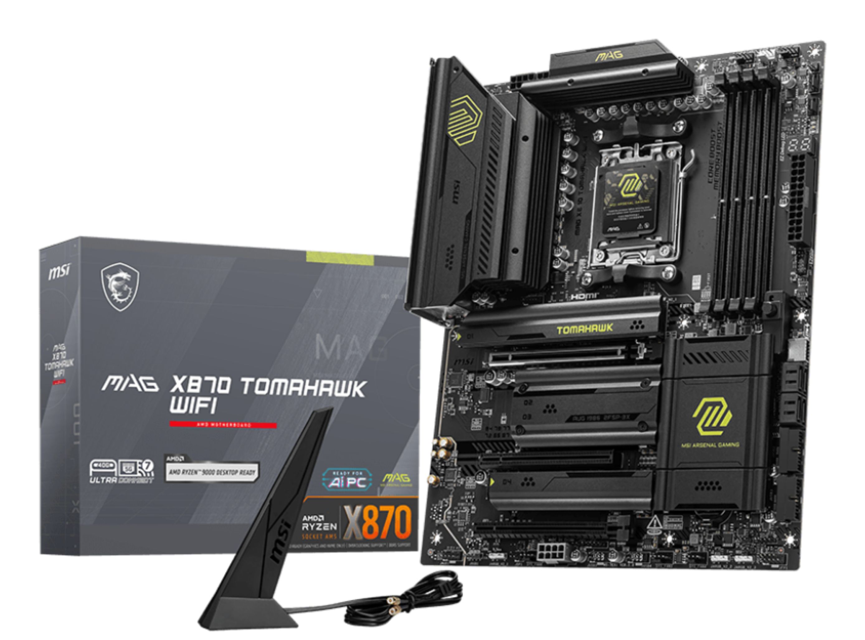 MSI MAG X870 TOMAHAWK WIFI - Moederbord - Socket AM5 - ATX
