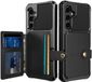 Selected by GSMpunt.nl Samsung Galaxy S23 FE 3 in 1 Back Cover Portemonnee Hoesje Zwart