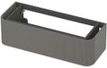 INK - Afgeronde Onderkast Gelakt 1 Lade Softclose met Gefreesd Front Tbv Grepen - 1200x450x350 Mm - Mat Beton Groen
