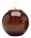 Tenderflame Globus Candle 15 Amber