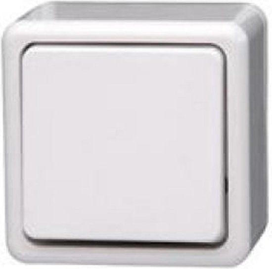 Kopp Opbouw Wisselschakelaar - 10A/250V - Wit