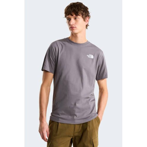 The North Face T-shirt met backprint - grijs