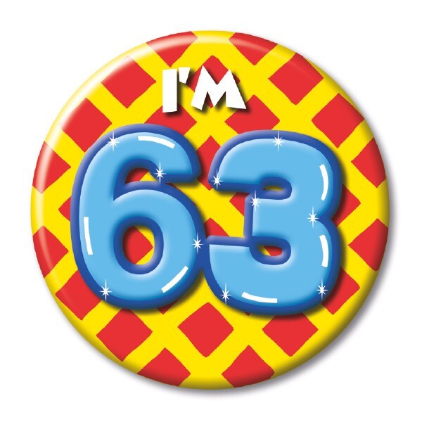 Paper Dreams Button klein - i'm 63