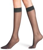 FALKE Matt Deluxe 20 DEN kniekousen dames grijs - maat 35-38