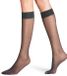 FALKE Matt Deluxe 20 DEN kniekousen dames grijs - maat 35-38