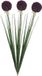Mica Decorations Fleurs artificielles - 4x pièces - Allium bol fleur - oignon ornemental - violet - 80 cm - fleurs sur tige