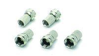 Metronic 013205 F-stekker met O-ring, grijs