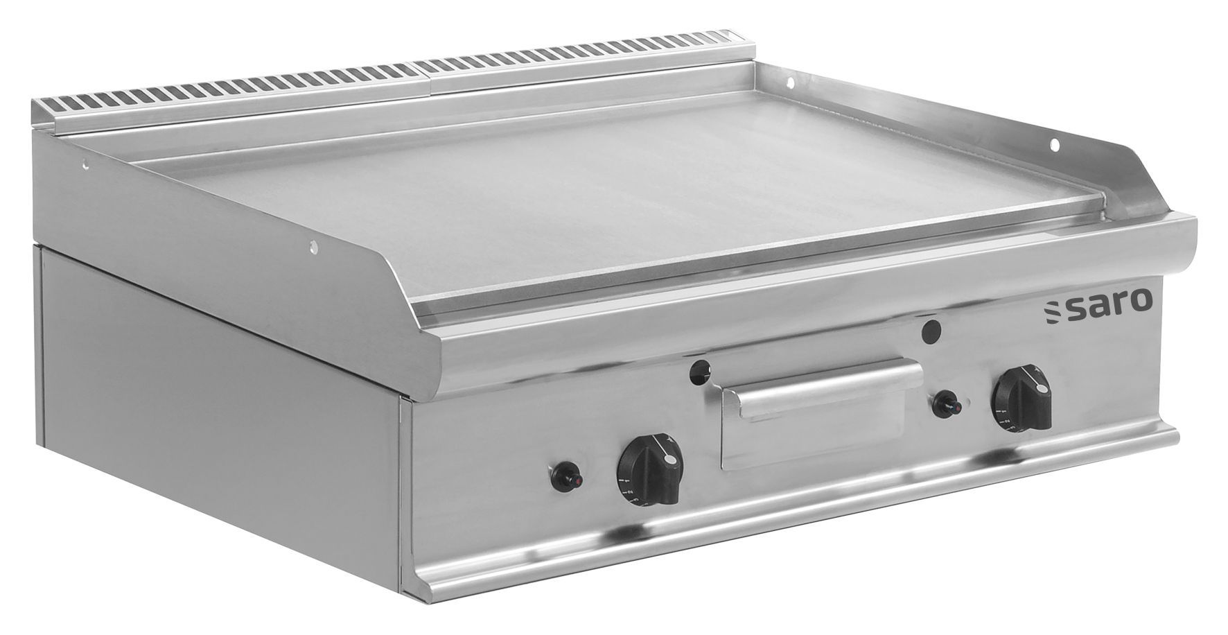 Saro E7/KTG2BBL - Grillplaat op gas - Roestvrijstaal