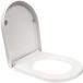 Xellanz Arco Abattant de WC - Softclose et Quick Release - Blanc Brillant