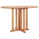 vidaXL Tuintafel 120x70x75 cm Massief Teakhout