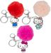 Hello Kitty sleutelhanger pluche / pompon (1 geleverd)