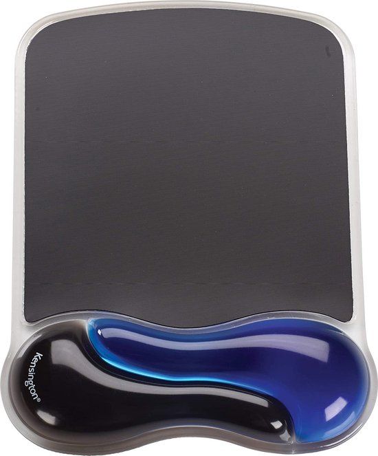 Kensington DUO muis muismat met polssteun Gel Blue Wave en rook