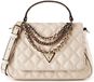 GUESS Giully II Top Handle Flap Bag Bone crème Schoudertas