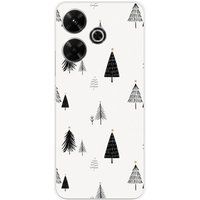 Xiaomi Redmi 13 4G Beschermende Siliconen Case - Elegante Dennenboom