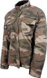 Bores Military Jack, dames textiljas, camouflageprint, maat XXS