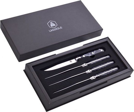 Laguiole steakmessen resin handvat 4 stuks