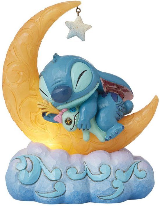 Disney Traditions Stitch With Scrump - Sweet Dreams With Light