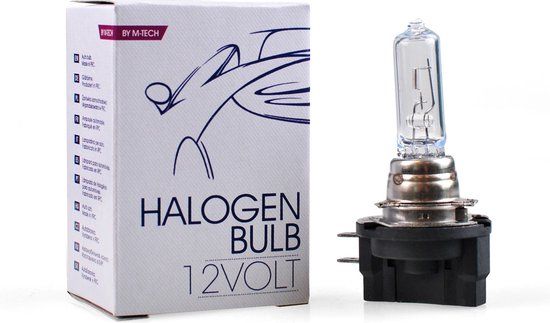 M-Tech H9B 12V 65W Halogeenlamp - Helder - Enkel