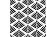 Artemio 15020042 Stencil Home Deco, Kunststof, Zwart, 15,5 x 0,2 x 19,5 cm