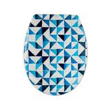 MSV WC-bril, meerkleurig, 45,5 x 37 x 5 cm, 41 stuks