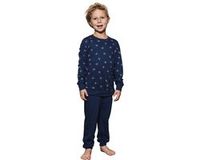 Pastunette - Cloud Navigator - Pyjama - Katoen - Blauw - Lange mouw - Maat 140