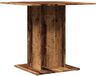 vidaXL Eettafel 80x80x75 cm bewerkt hout oud houtkleurig