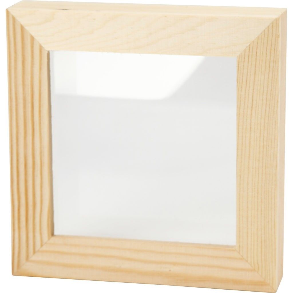 Creativ Company Fotolijst met Standaard 12,3 x 12,3 cm - Blank